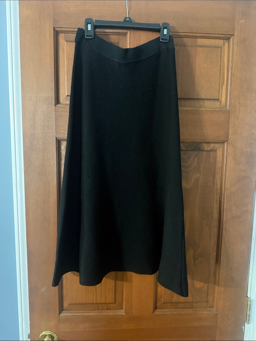 Kerisma Black A-Line Knit Skirt NWT